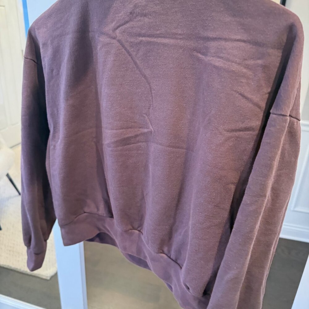 Brown Size Small Women's Sweatshirt - Picture 3 of 4